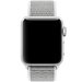 Curea iUni compatibila cu Apple Watch 1/2/3/4/5/6/7, 44mm, Nylon Sport, Woven Strap, White/Gray